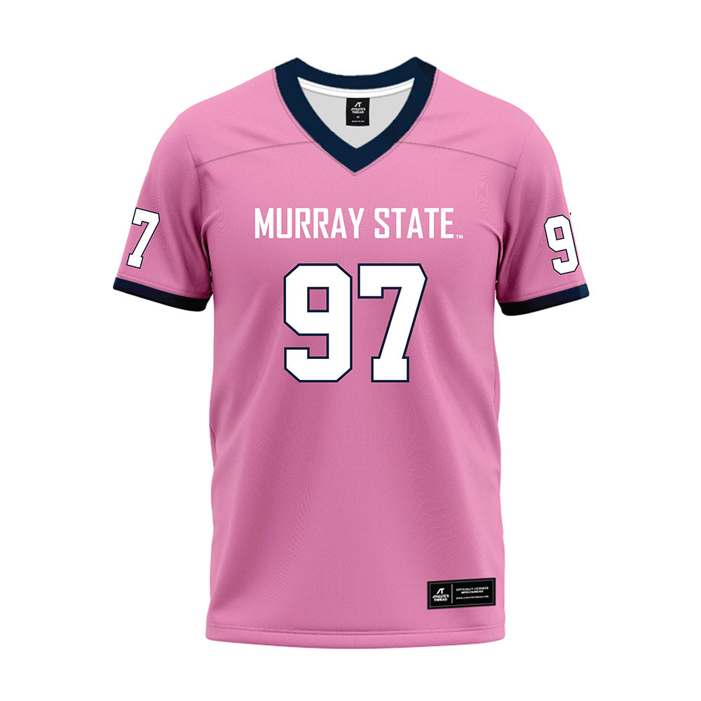 Murray State - NCAA Football : Harlem Phillips - Pink Premium Football Jersey-0
