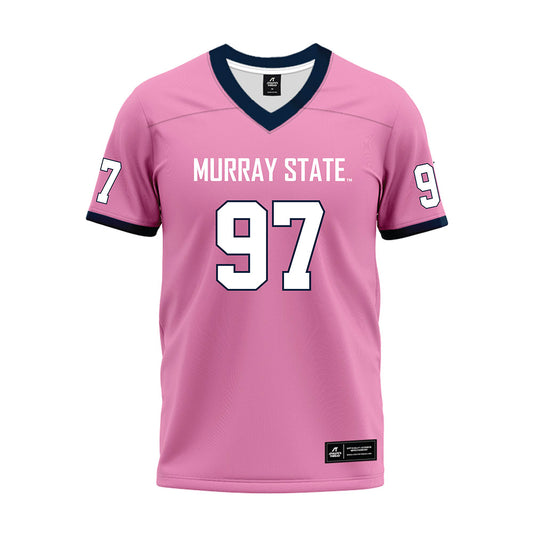 Murray State - NCAA Football : Harlem Phillips - Pink Premium Football Jersey-0