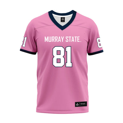 Murray State - NCAA Football : Noah Berrini - Pink Premium Football Jersey-0