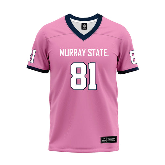 Murray State - NCAA Football : Noah Berrini - Pink Premium Football Jersey-0