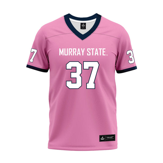 Murray State - NCAA Football : Logan Laughlin - Pink Premium Football Jersey-0