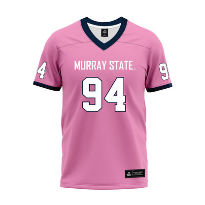 Murray State - NCAA Football : Rickshun Wilson - Pink Premium Football Jersey-0