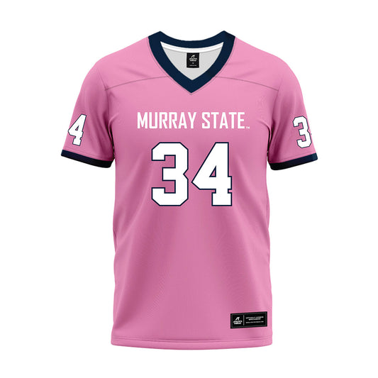 Murray State - NCAA Football : Spencer Conn - Pink Premium Football Jersey-0