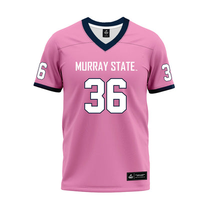 Murray State - NCAA Football : Jack Massey - Pink Premium Football Jersey-0