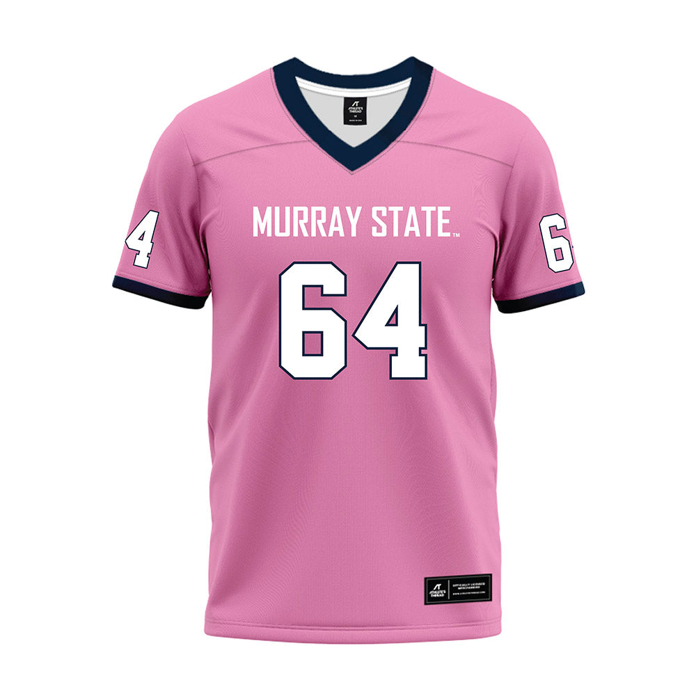 Murray State - NCAA Football : Kenneth McGill - Pink Premium Football Jersey-0