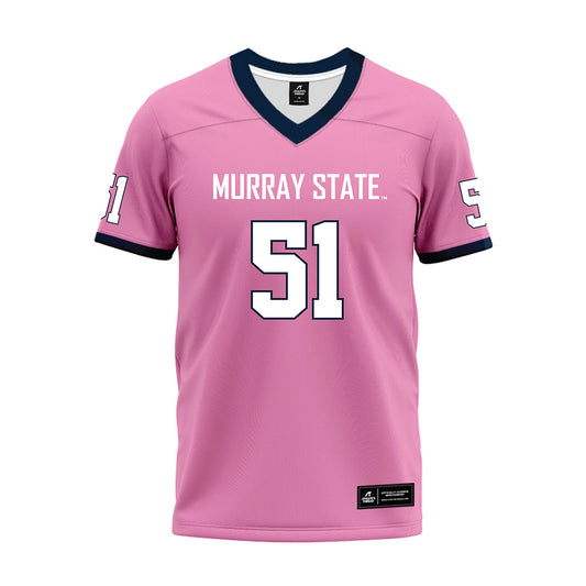 Murray State - NCAA Football : zaccheous grady - Pink Premium Football Jersey-0