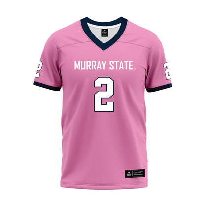 Murray State - NCAA Football : Michael Thomas Jr - Pink Premium Football Jersey-0