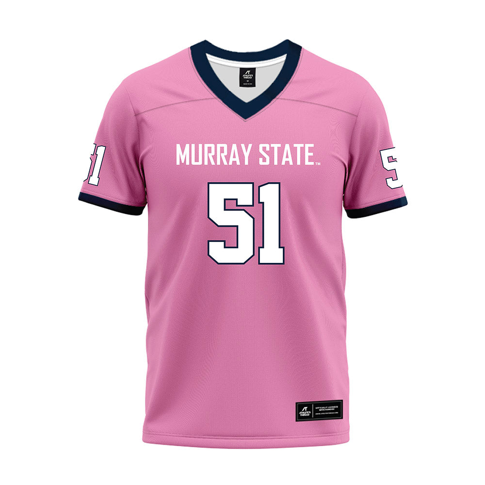 Murray State - NCAA Football : Zj Grady - Pink Premium Football Jersey-0