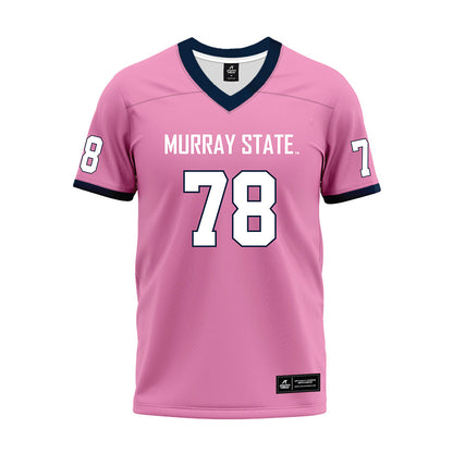 Murray State - NCAA Football : Eric Kirkpatrick - Pink Premium Football Jersey-0