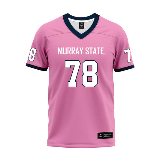 Murray State - NCAA Football : Eric Kirkpatrick - Pink Premium Football Jersey-0