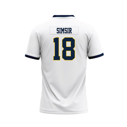Murray State - NCAA Football : Huseyin Simsir - White Premium Football Jersey-1