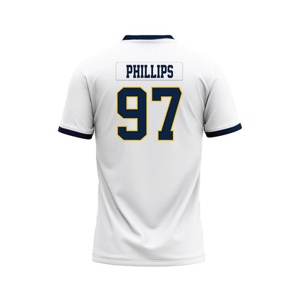 Murray State - NCAA Football : Harlem Phillips - White Premium Football Jersey-1