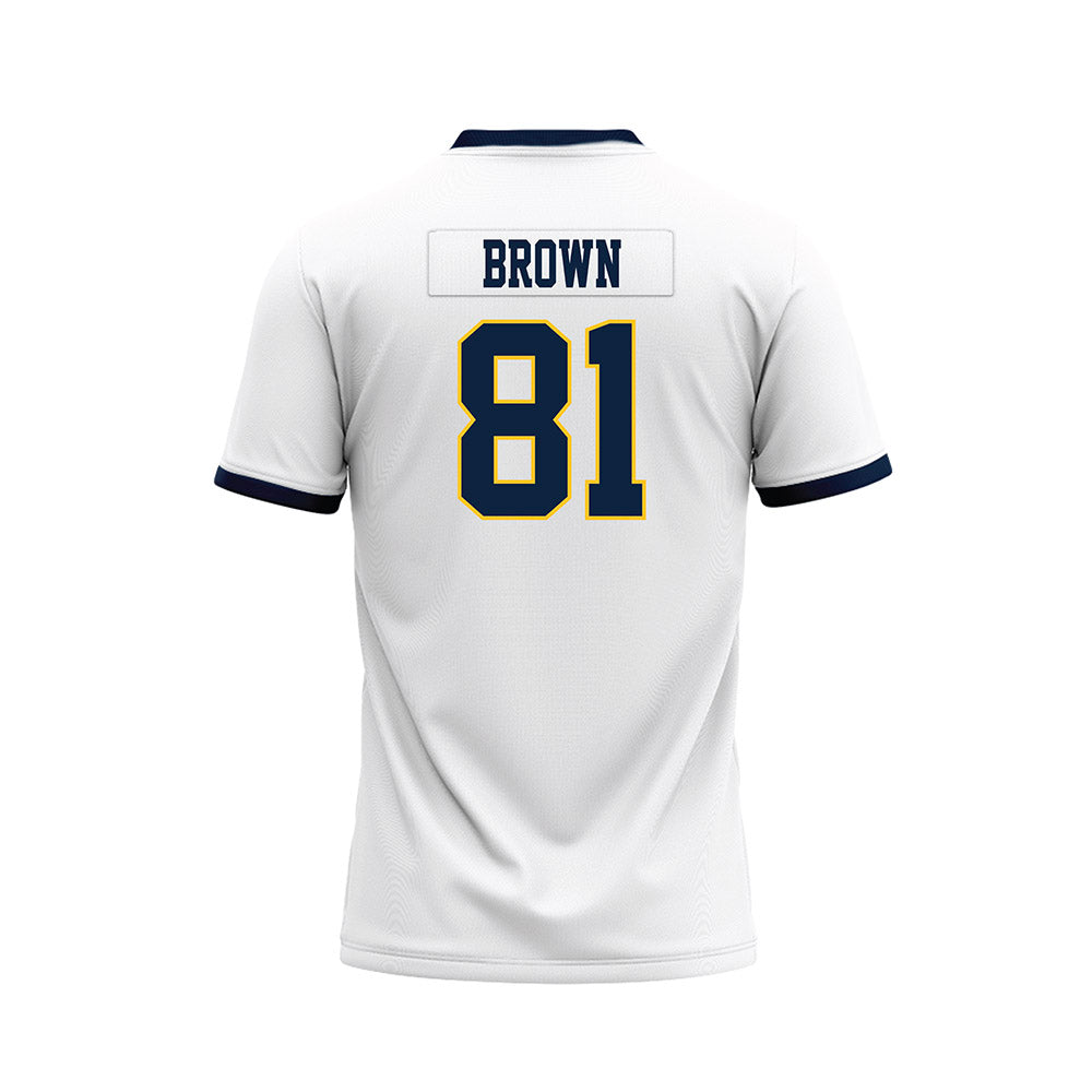 Murray State - NCAA Football : Ty Brown - White Premium Football Jersey-1