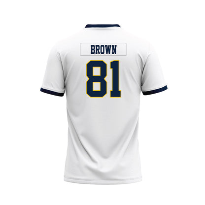Murray State - NCAA Football : Ty Brown - White Premium Football Jersey-1
