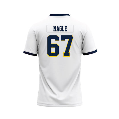Murray State - NCAA Football : Thatcher Nagle - White Premium Football Jersey-1