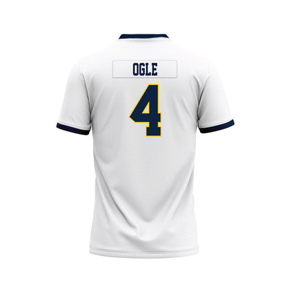 Murray State - NCAA Football : Jim Ogle - White Premium Football Jersey