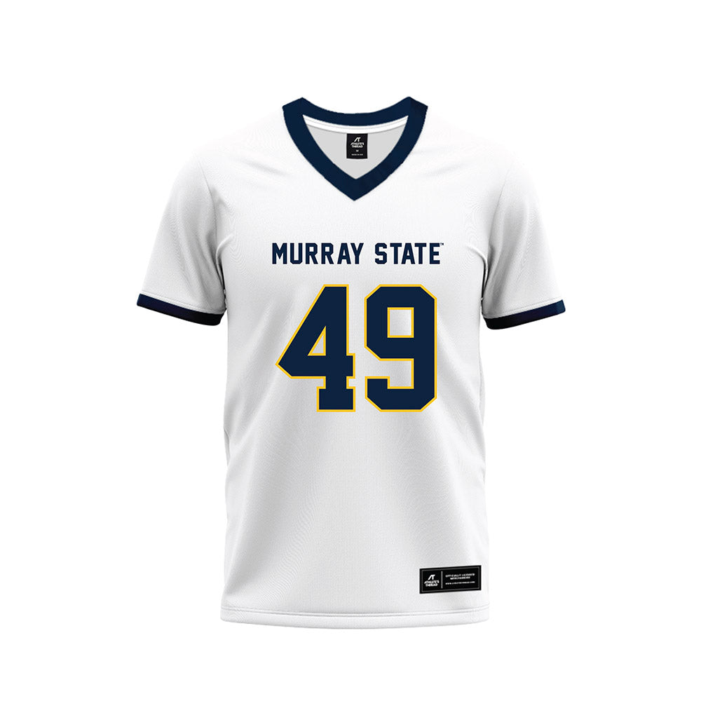 Murray State - NCAA Football : Jackson Mann - White Premium Football Jersey-0