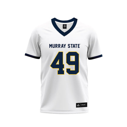 Murray State - NCAA Football : Jackson Mann - White Premium Football Jersey-0