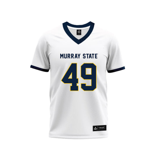 Murray State - NCAA Football : Jackson Mann - White Premium Football Jersey-0