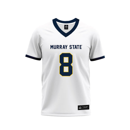 Murray State - NCAA Football : Amari Wansley - White Premium Premium Football Jersey