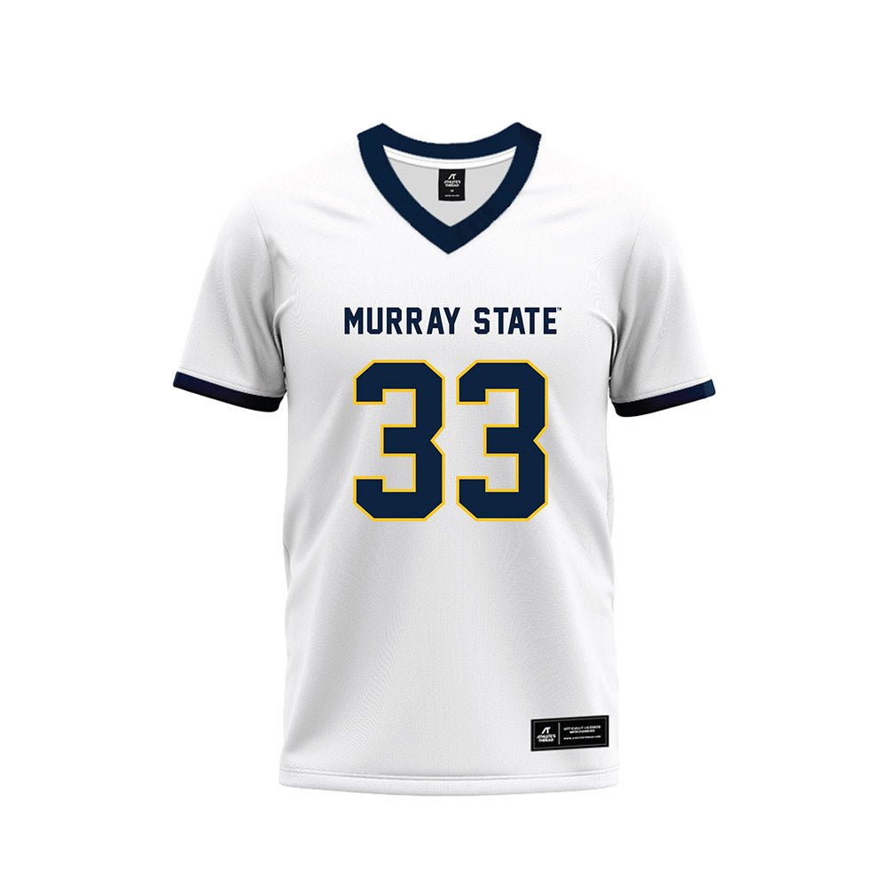 Murray State - NCAA Football : Tyrell Campbell - White Premium Premium Football Jersey