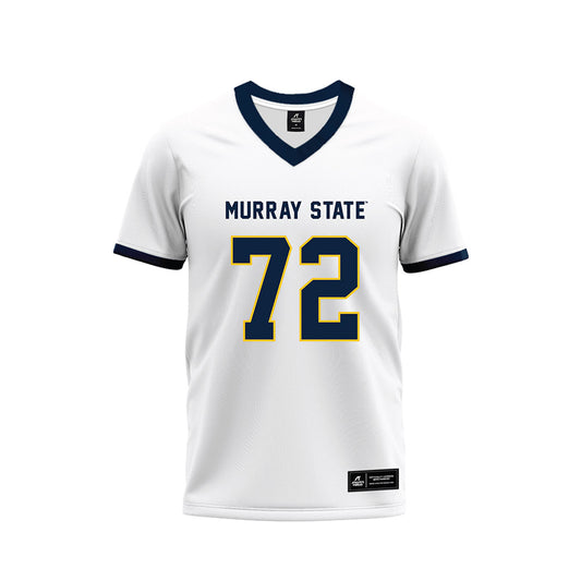 Murray State - NCAA Football : Cameron Mayes-Stancil - White Premium Football Jersey-0