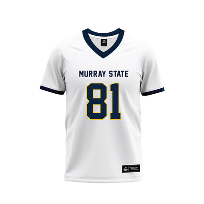 Murray State - NCAA Football : Ty Brown - White Premium Football Jersey-0