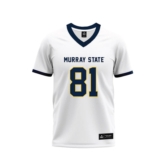 Murray State - NCAA Football : Ty Brown - White Premium Football Jersey-0