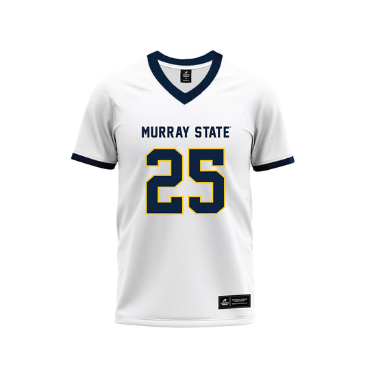 Murray State - NCAA Football : Tate Collins - White Premium Football Jersey-0