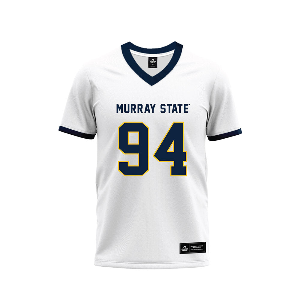 Murray State - NCAA Football : Rickshun Wilson - White Premium Football Jersey-0
