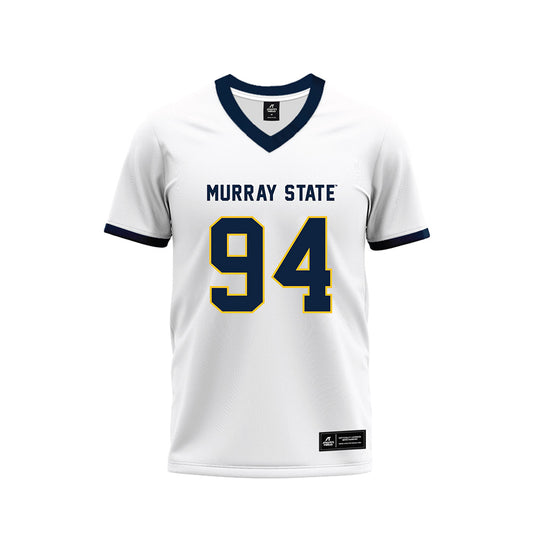 Murray State - NCAA Football : Rickshun Wilson - White Premium Football Jersey-0