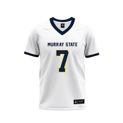 Murray State - NCAA Football : Kaleb Bailey - White Premium Football Jersey-0