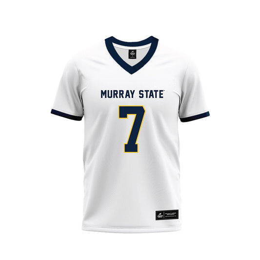 Murray State - NCAA Football : Kaleb Bailey - White Premium Football Jersey-0