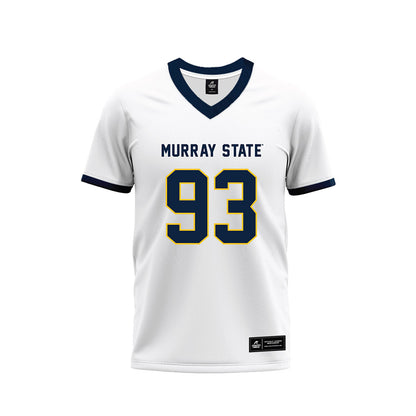 Murray State - NCAA Football : CJ Sanderson - White Premium Football Jersey-0