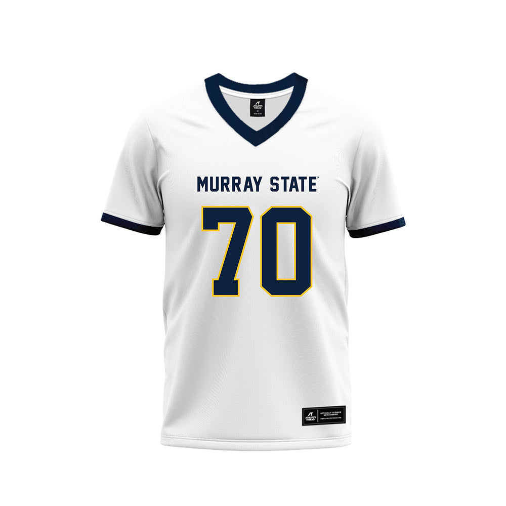 Murray State - NCAA Football : Misan Sisk - Football Jersey Premium Football White
