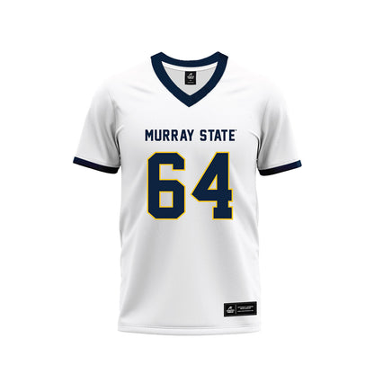 Murray State - NCAA Football : Kenneth McGill - White Premium Football Jersey-0