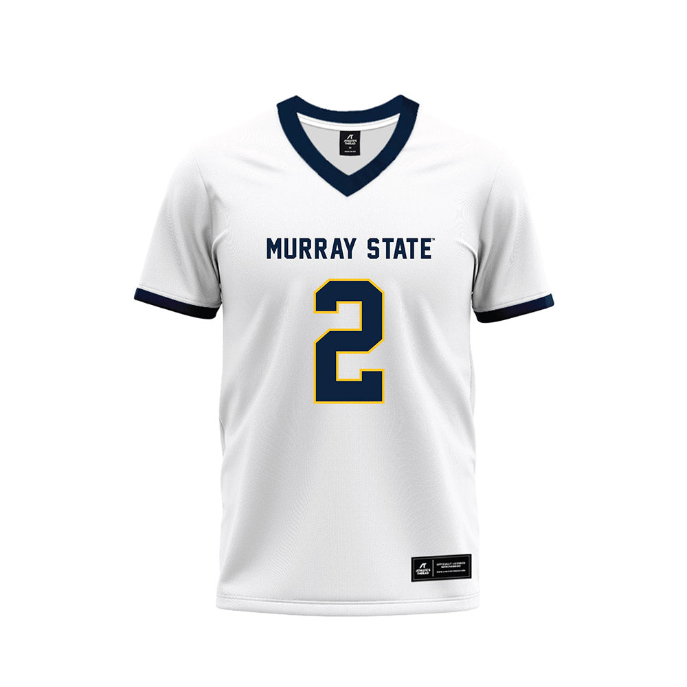 Murray State - NCAA Football : Jkalon Carter - White Premium Football Jersey-0