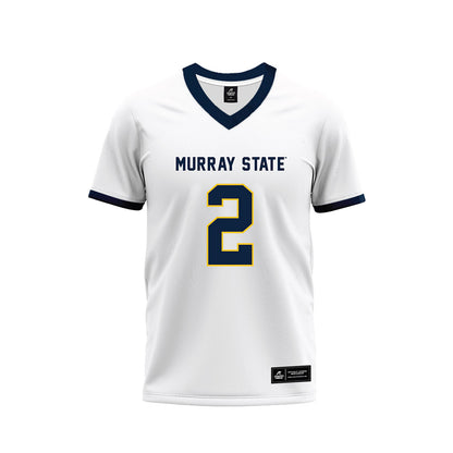 Murray State - NCAA Football : Jkalon Carter - White Premium Football Jersey-0