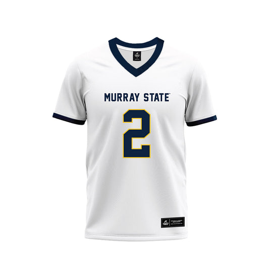 Murray State - NCAA Football : Jkalon Carter - White Premium Football Jersey-0