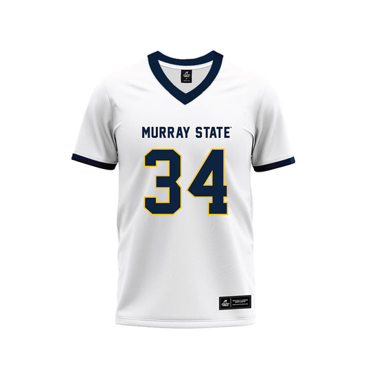 Murray State - NCAA Football : Spencer Conn - White Premium Football Jersey-0