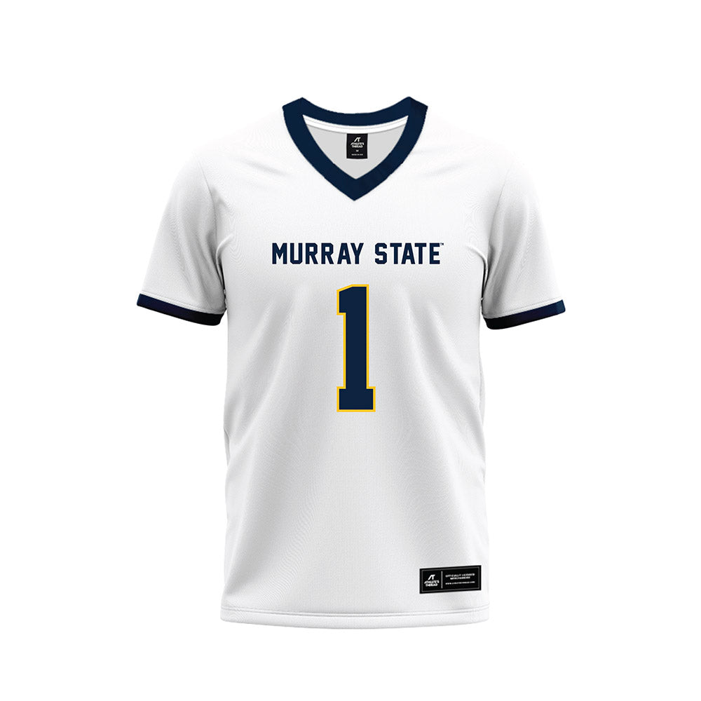 Murray State - NCAA Football : Bryan Pulley - White Premium Football Jersey-0