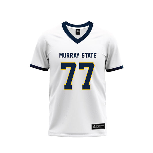 Murray State - NCAA Football : Thomas Zimbalatti - White Premium Football Jersey-0