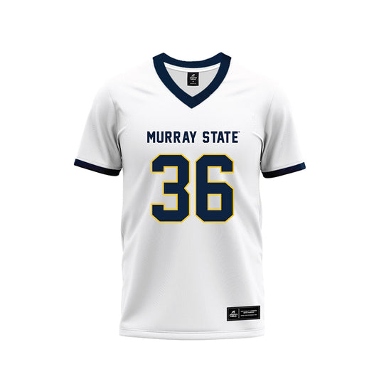 Murray State - NCAA Football : Jack Massey - White Premium Football Jersey-0