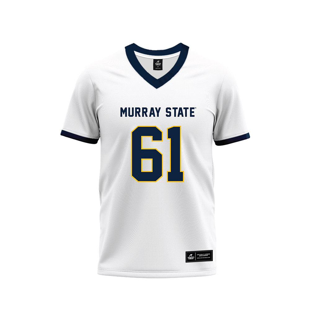 Murray State - NCAA Football : AJ Shadid - White Premium Football Jersey-0