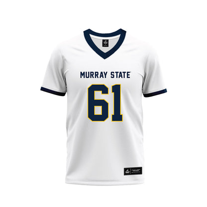 Murray State - NCAA Football : AJ Shadid - White Premium Football Jersey-0