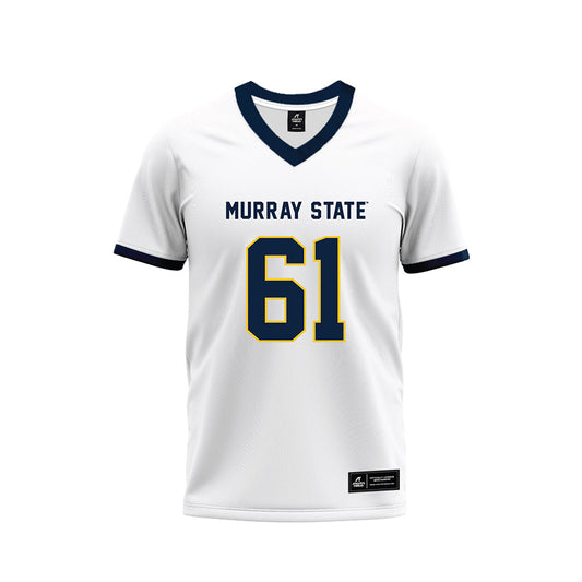 Murray State - NCAA Football : AJ Shadid - White Premium Football Jersey-0