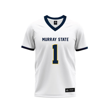 Murray State - NCAA Football : Cam Bulluck - White Premium Football Jersey-0