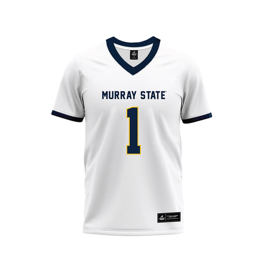 Murray State - NCAA Football : Cam Bulluck - White Premium Football Jersey-0