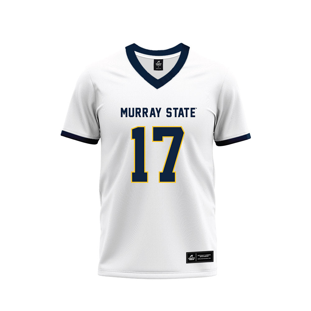 Murray State - NCAA Football : Trace Corum - White Premium Football Jersey-0