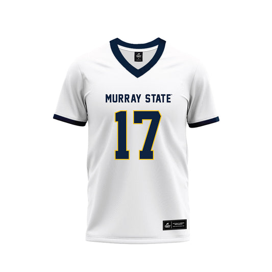 Murray State - NCAA Football : Trace Corum - White Premium Football Jersey-0